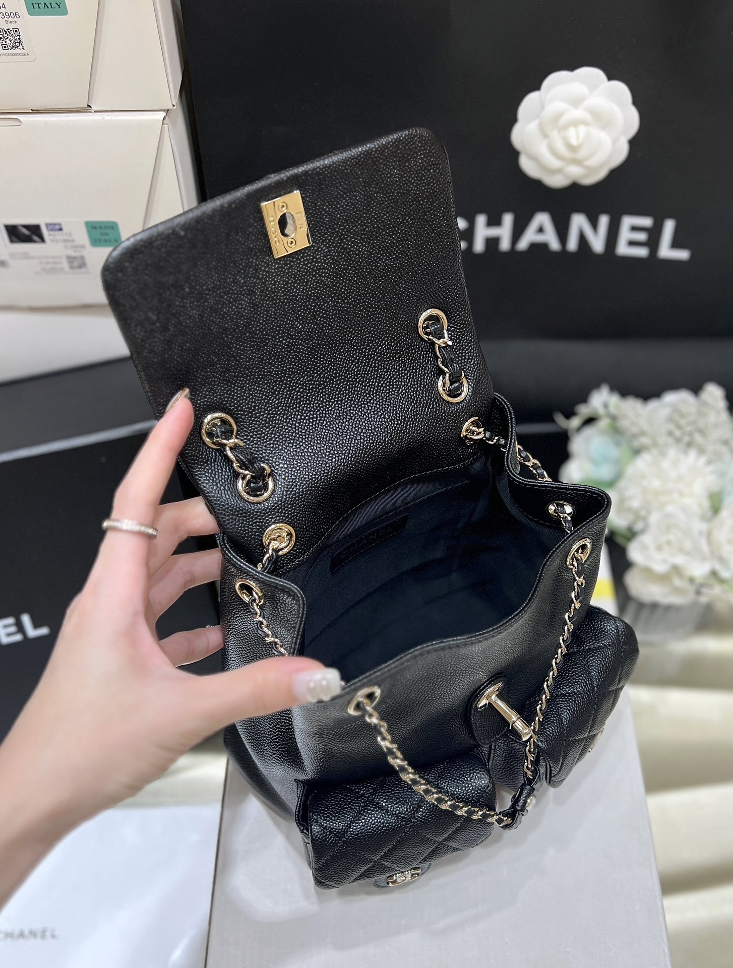 Chanel 24A duma backpack AS3860 00158