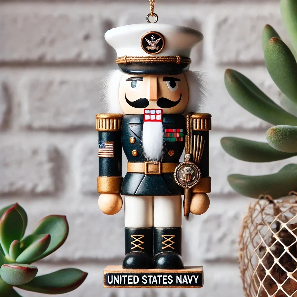 Veteran Tribute Nutcracker Statue Ornament