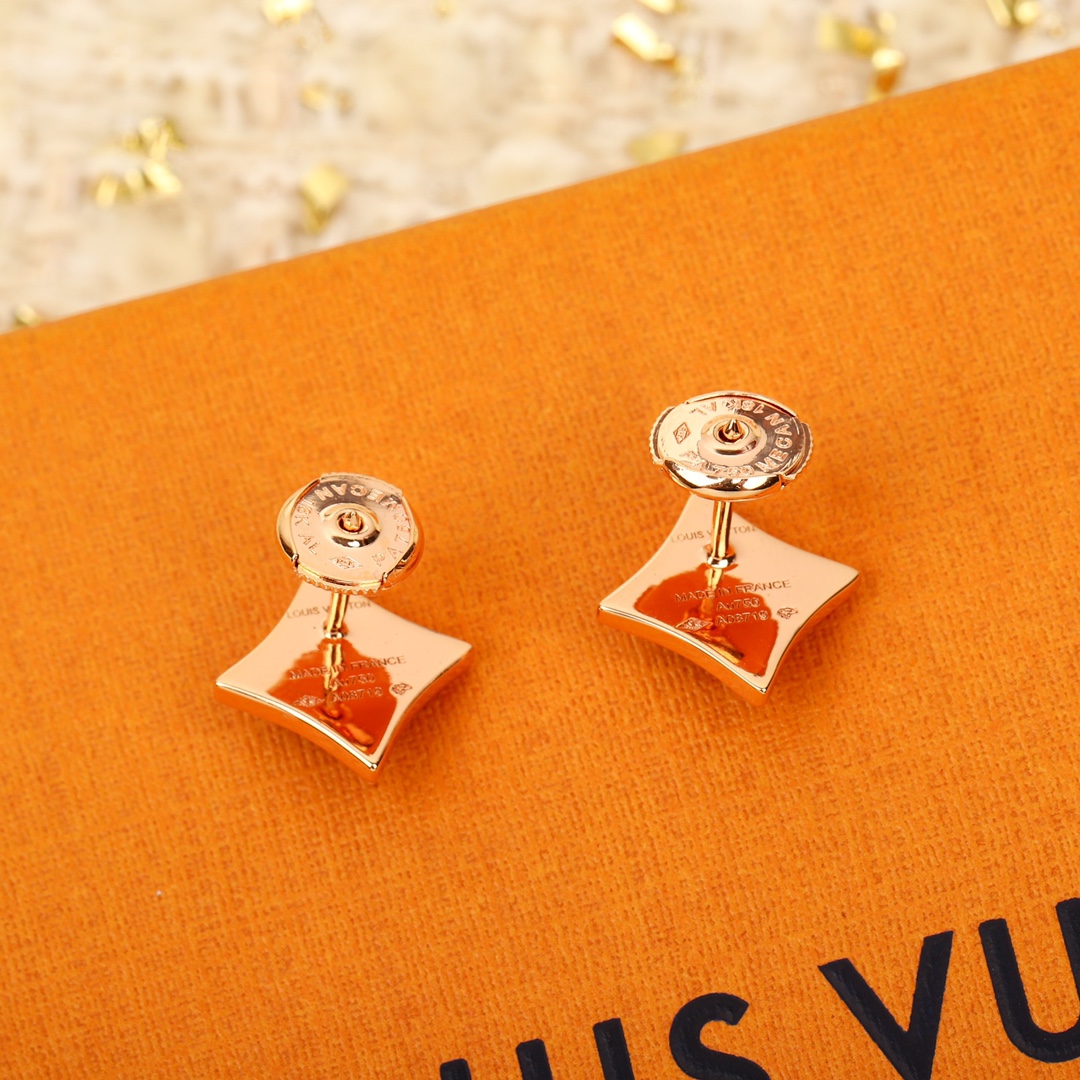 Louis Vuitton Amazonite Earrings