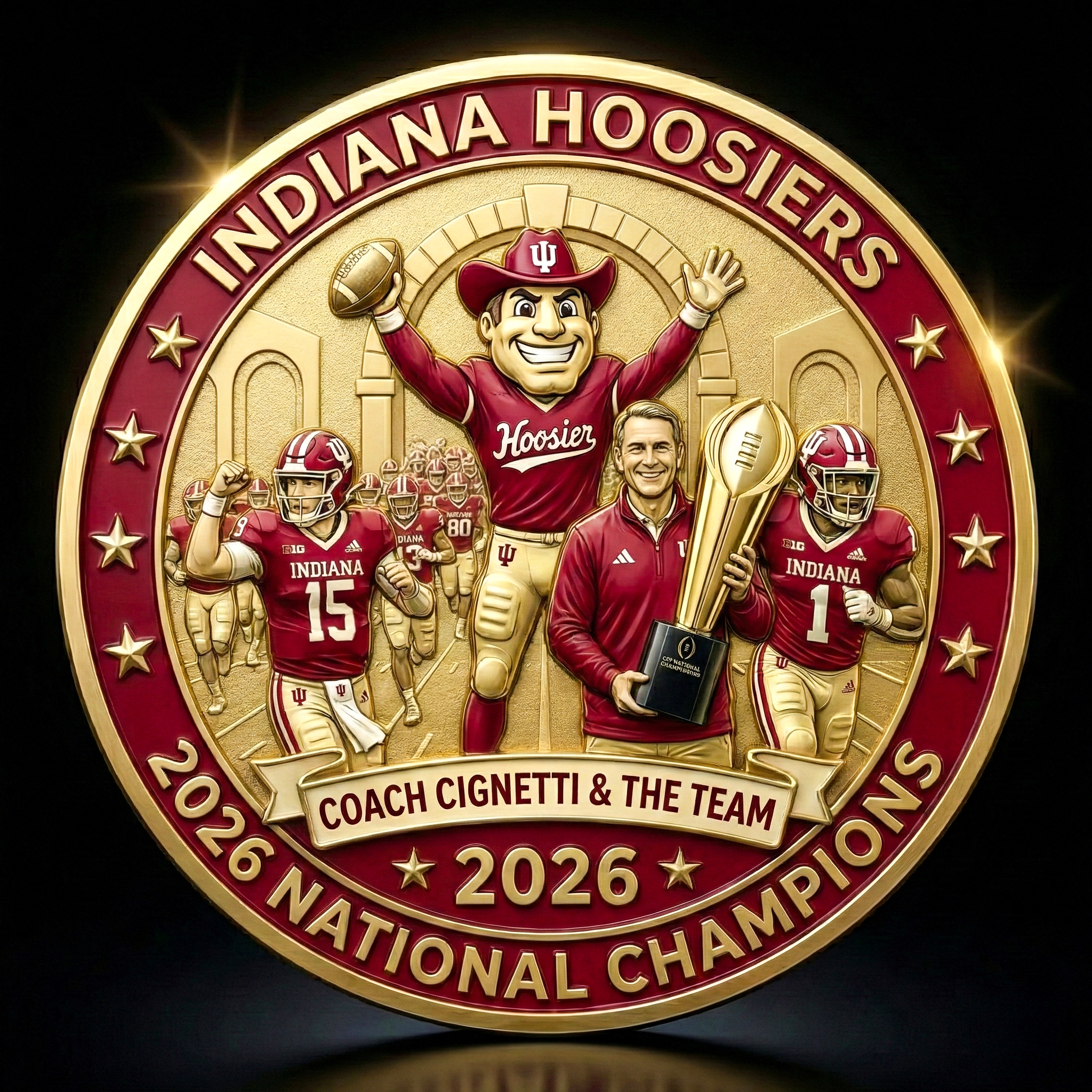 Indiana Hoosiers 2026 National Champions Commemorative Coin