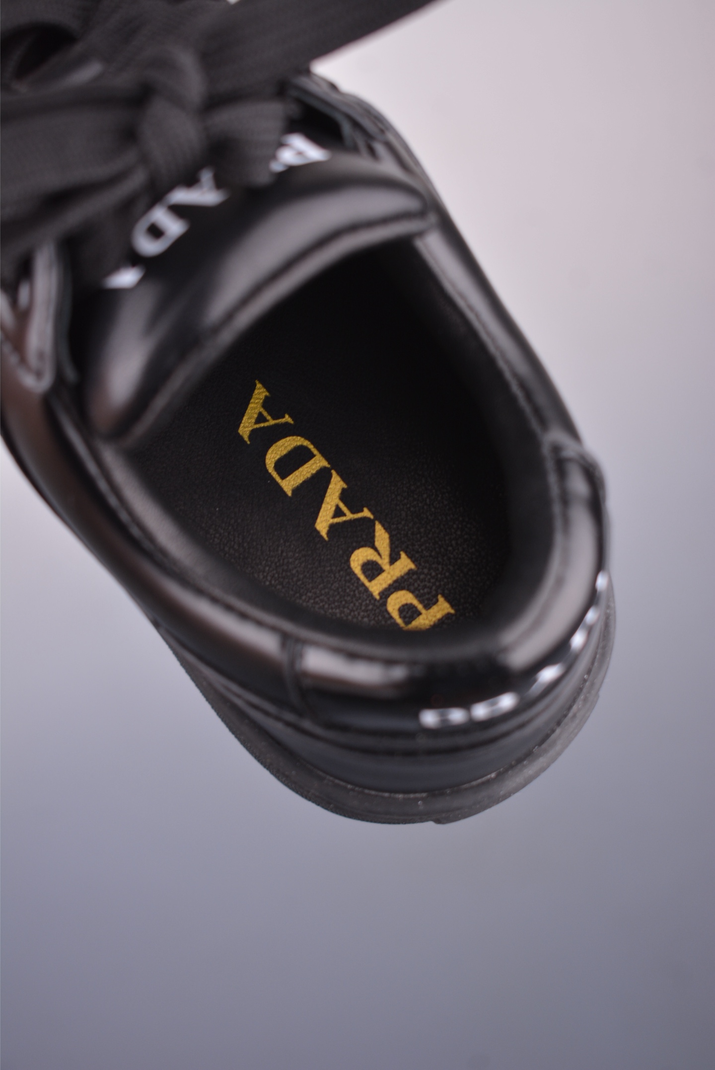 Prada Downtown Bold series thick-soled casual shoes all black 1E792M_3LPF_F0002_F_050