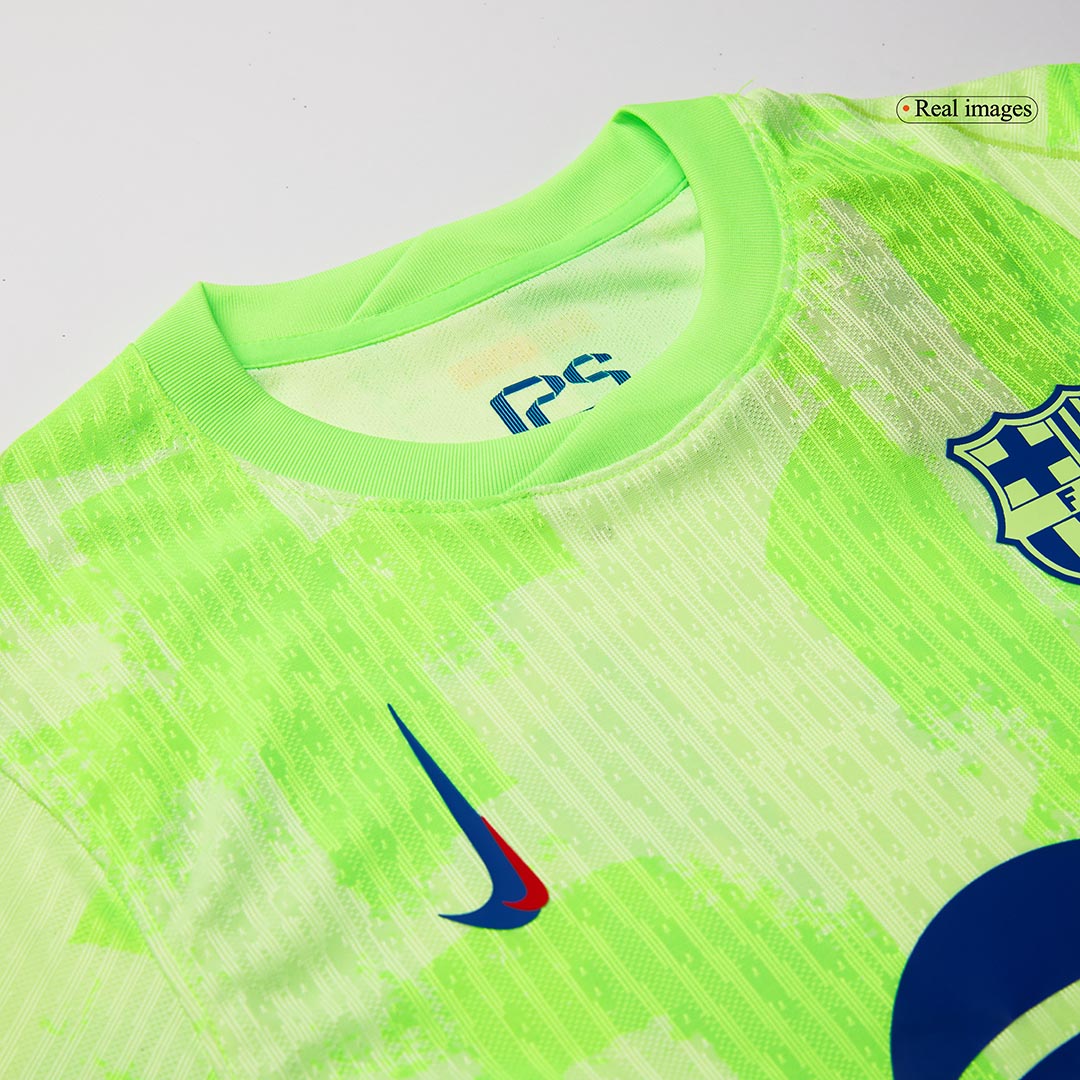Authentic Barcelona Third Away Football Shirt 2024/25 Spotify Logo Without Text