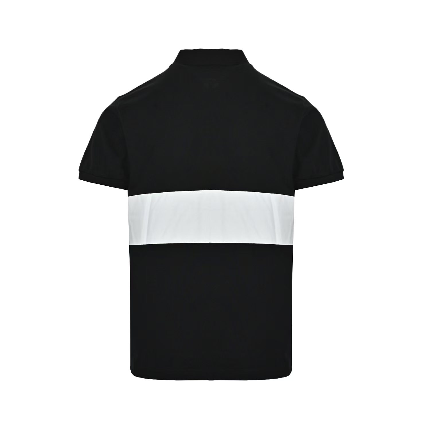 Burberry 25ss horizontal striped warhorse print Polo short sleeve