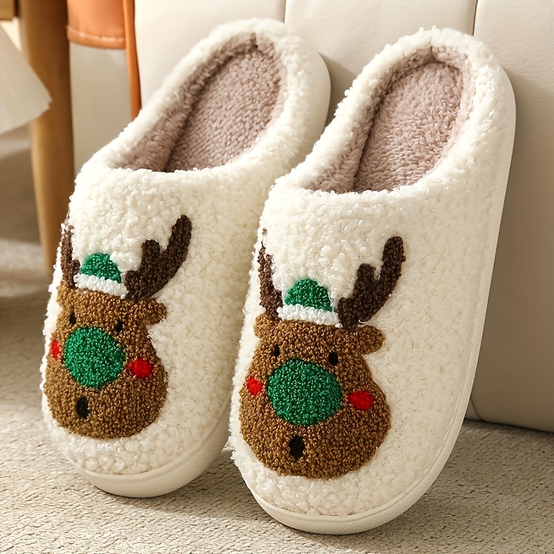 🎄Early Christmas Sale 49% OFF🎄Fuzzy Cartoon Christmas Slippers
