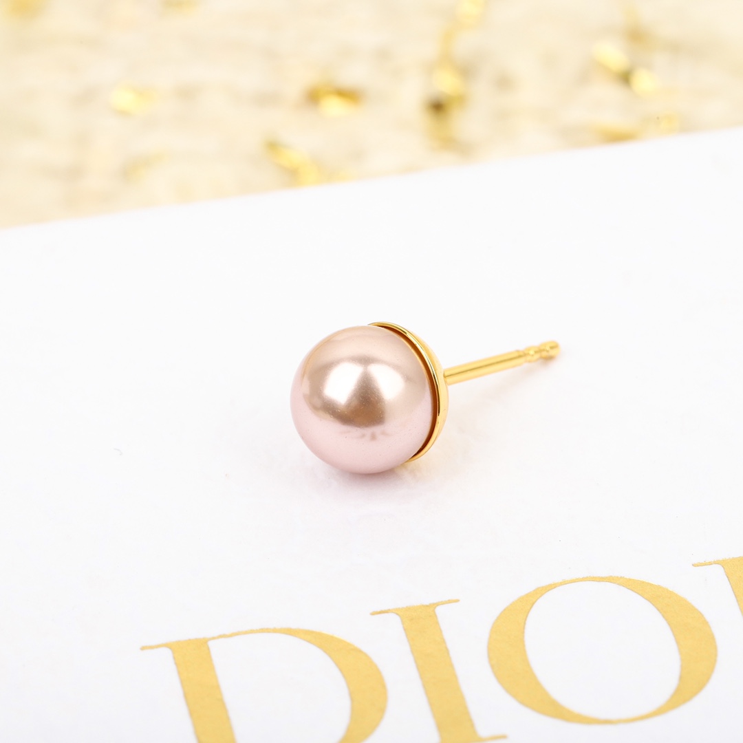Dior CD Pearl Earrings