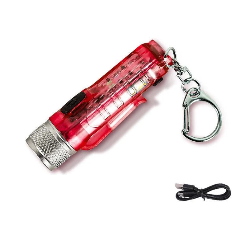 (🔥Last Day Promotion-SAVE 60% OFF)☀️Mini Powerful EDC Flashlight with Red UV Blue Light🔥BUY 2 GET 10% OFF & FREE SHIPPING！