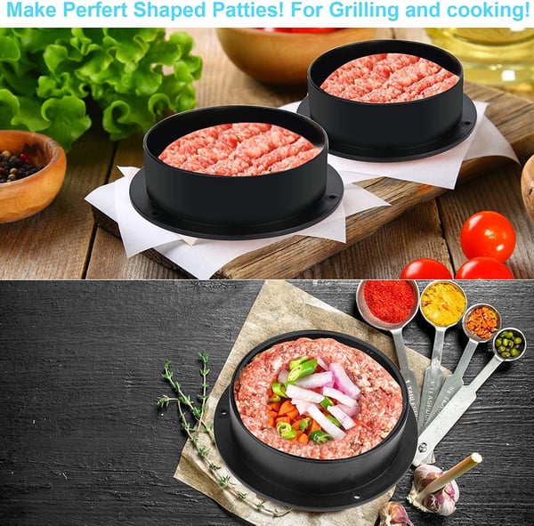 👍Last Day Promotion 60% OFF💥3 in 1 Hamburger Press Patty Maker--BUY 2 GET 10% OFF & FREE SHIPPING