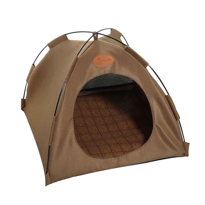 🔥Last Day Promotion-[SAVE 50% OFF]--Foldable & washable pet tent nest for cats and dogs/Breathable & Cooling mat--BUY 2 GET FREE SHIPPING NOW!!!