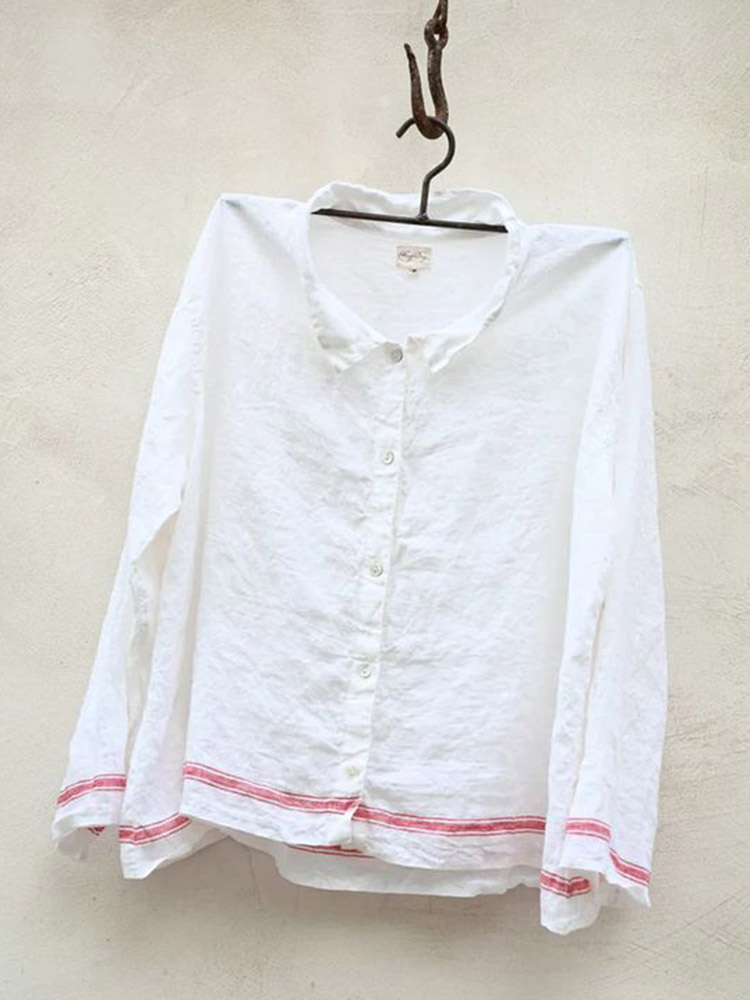Vintage Striped Button Down Shirt