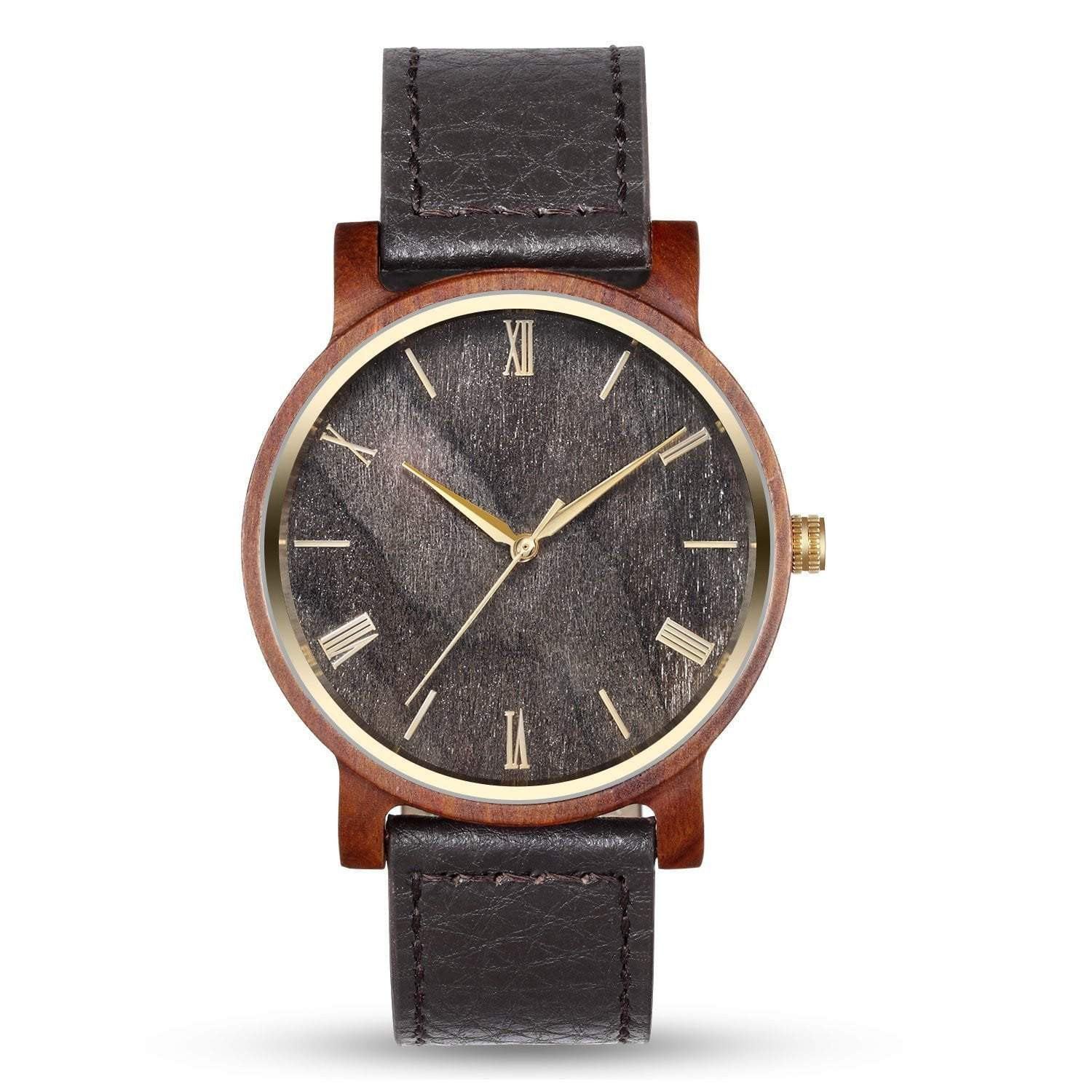 Wooden Watches Red Arce