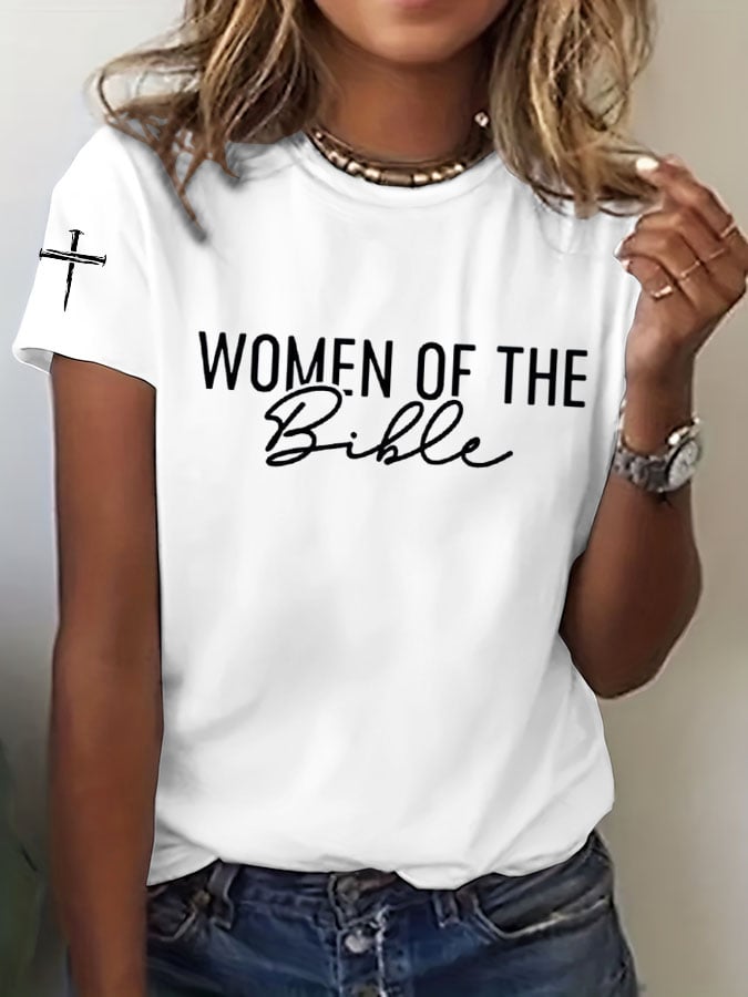Women Of The Bible Print T-Shirt