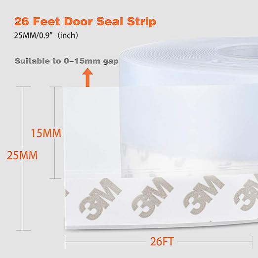 (🔥Last Day Promotion-SAVE 50% OFF)🏡Door Bottom Seal Strip(6M/19.6FT)-BUY 2 GET 1 FREE
