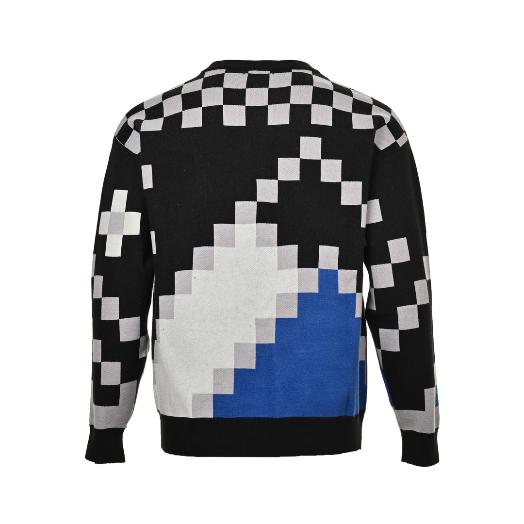 Louis Vuitton 24Fw mosaic jacquard sweater