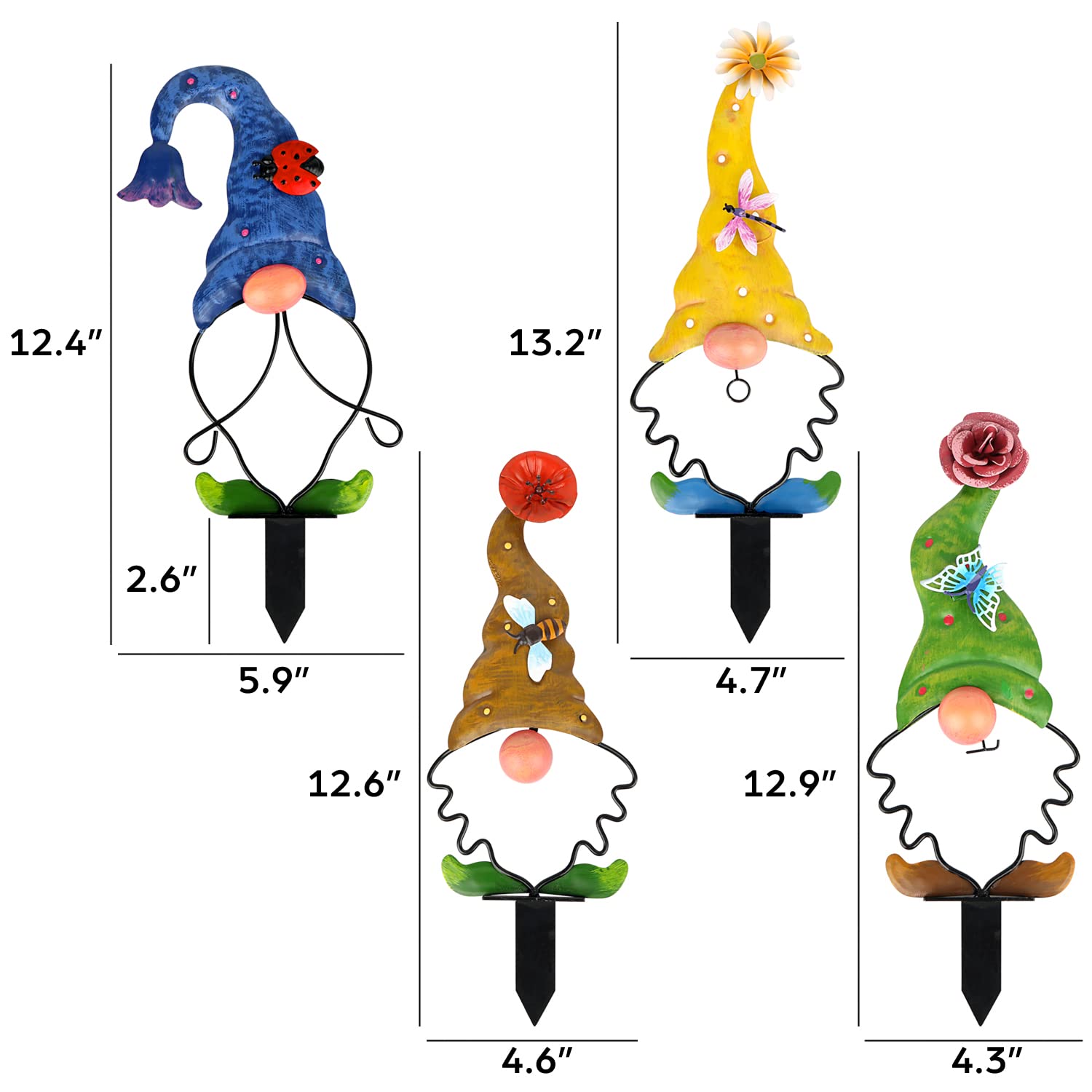 🔥Last Day 50% OFF🔥Art Elf Garden Gnomes Decorations for Yard Decorative Stake