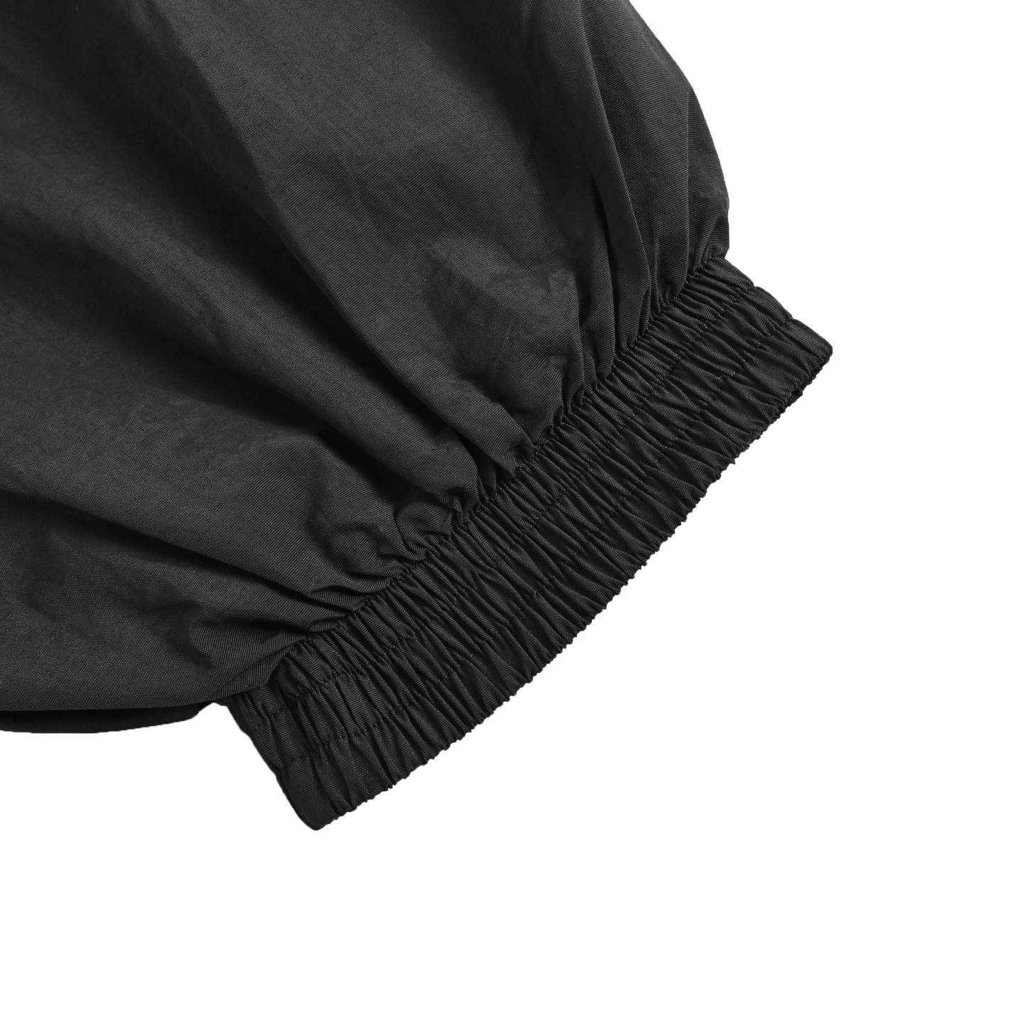 Balenciaga 25Fw large half ring stitching black and white windbreaker jacket