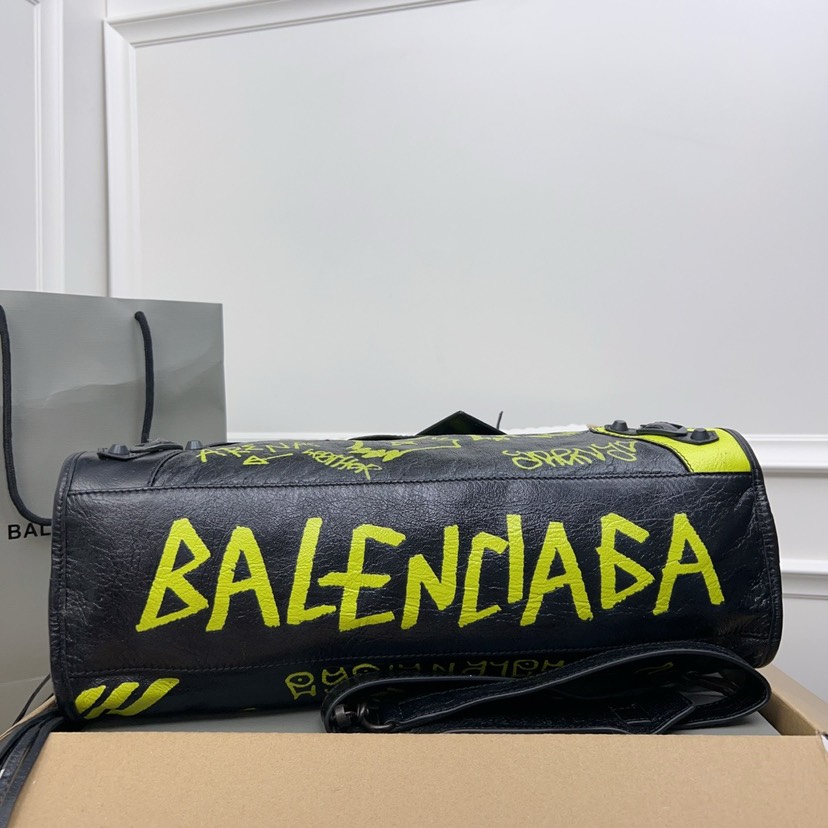 Balenciaga Mini City Graffiti Tote