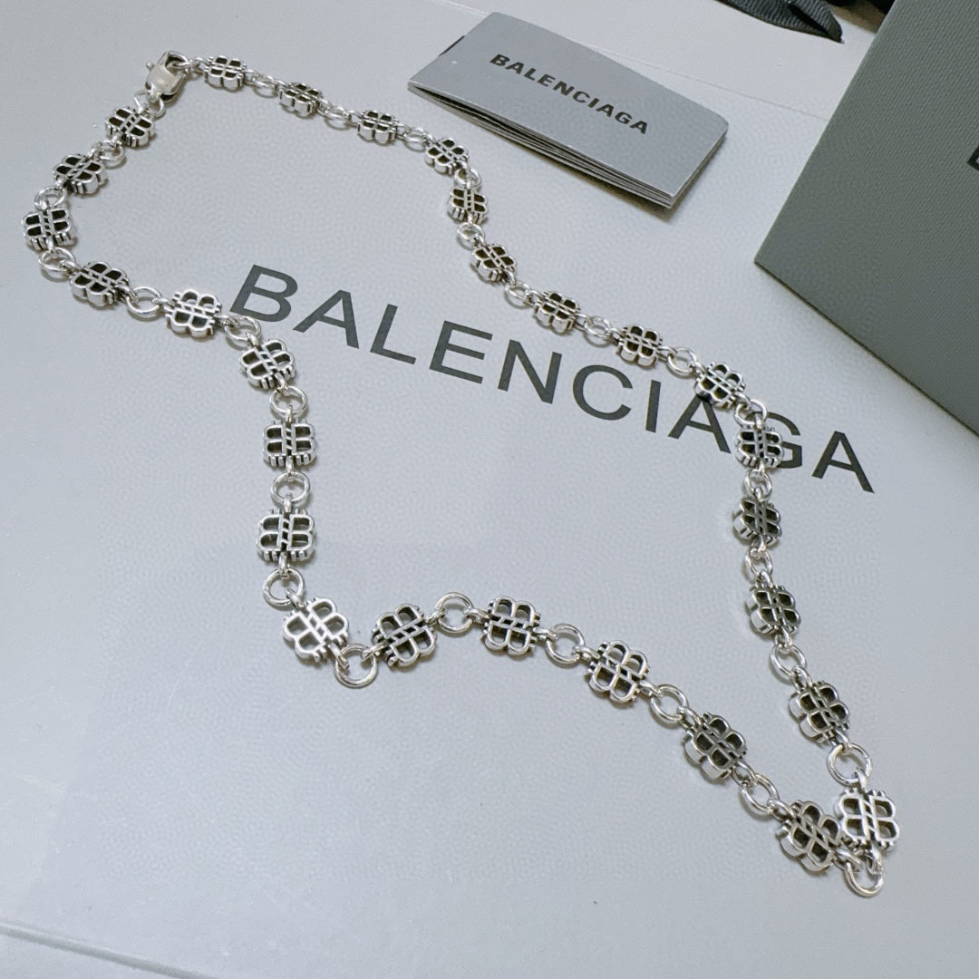 Balenciaga BB Letter Necklace