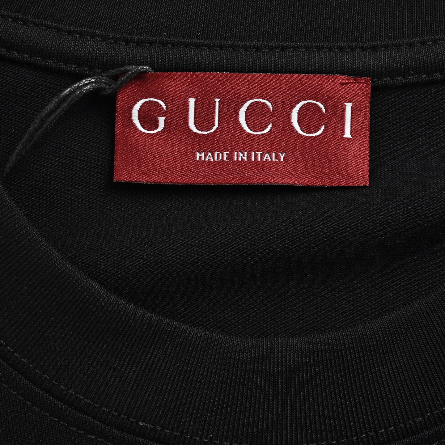 Gucci 25ss short sleeve with cursive logo embroidery