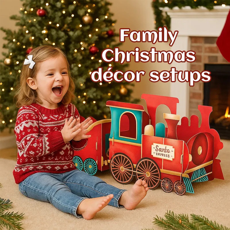 🎄Early Christmas Sale - 50% OFF🔥Christmas Train Gift Holder