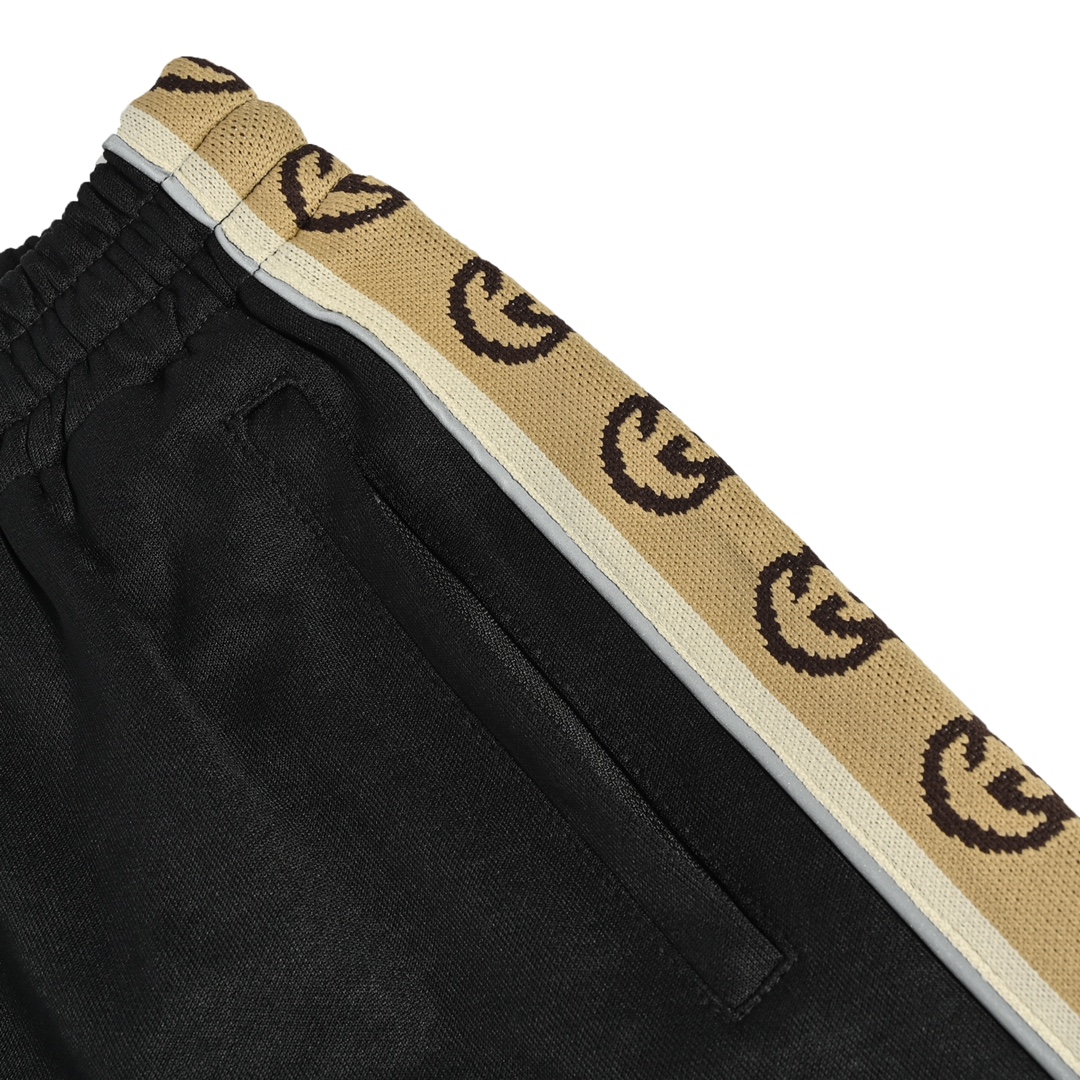 Gucci 20ss side double G reflective webbing shorts