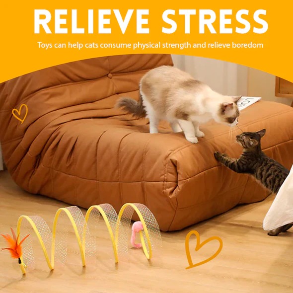 💥50% OFF--Last Day Sale🔥--S-Type Cat Tunnel Toy--BUY 3 GET 15% OFF & FREE SHIPPING