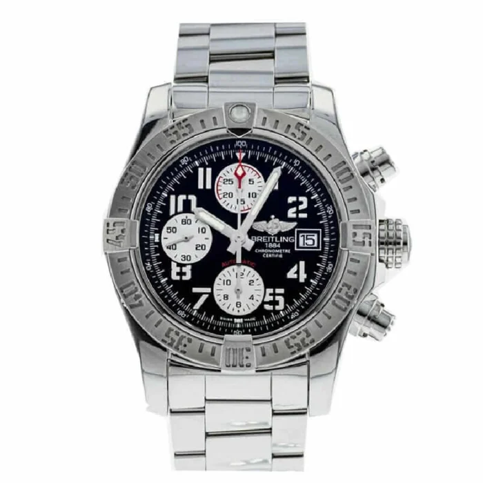 Breitling Super Avenger II A13370 “Black Dial” Premium Duplicate Edition