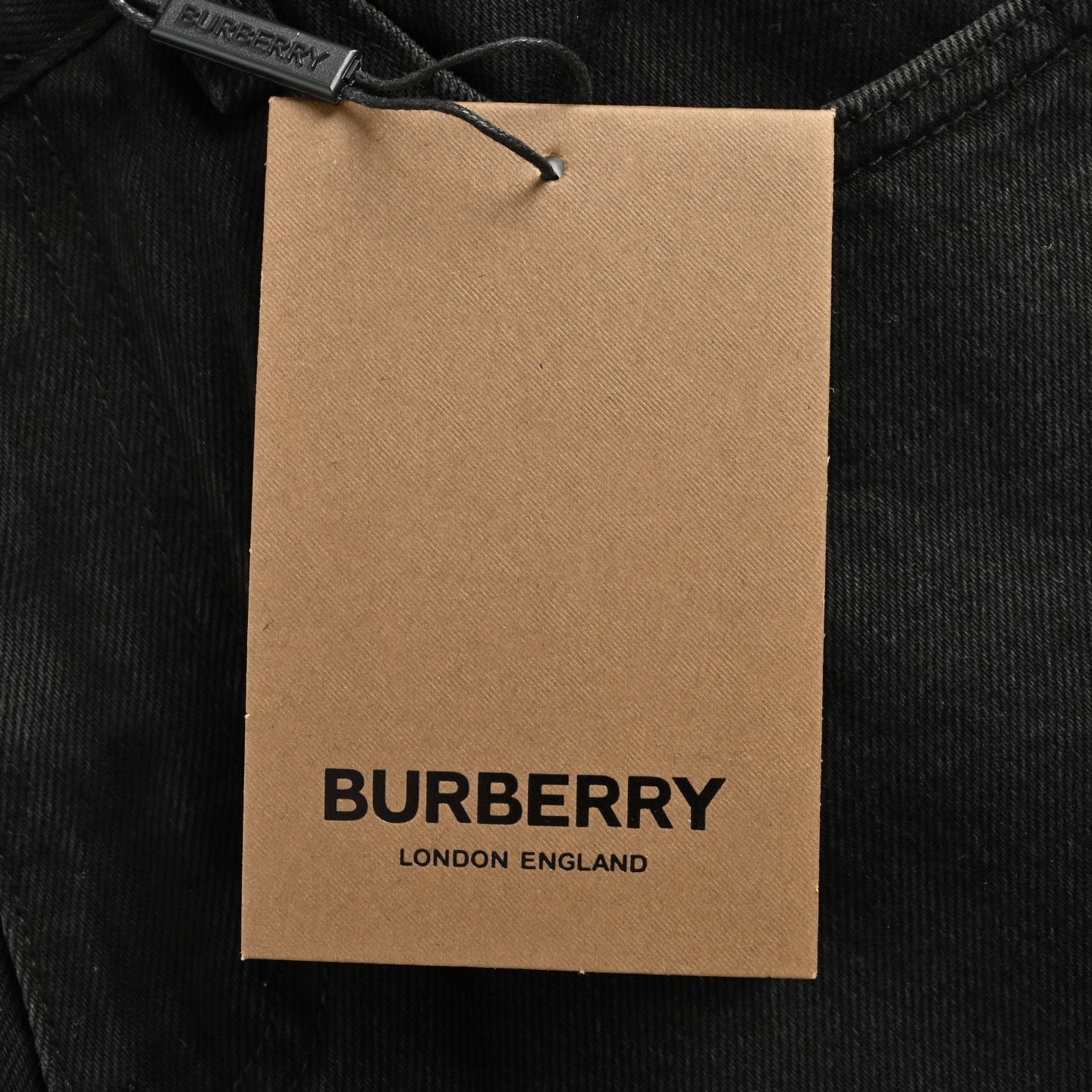 Burberry 25ss back pocket check horse jeans