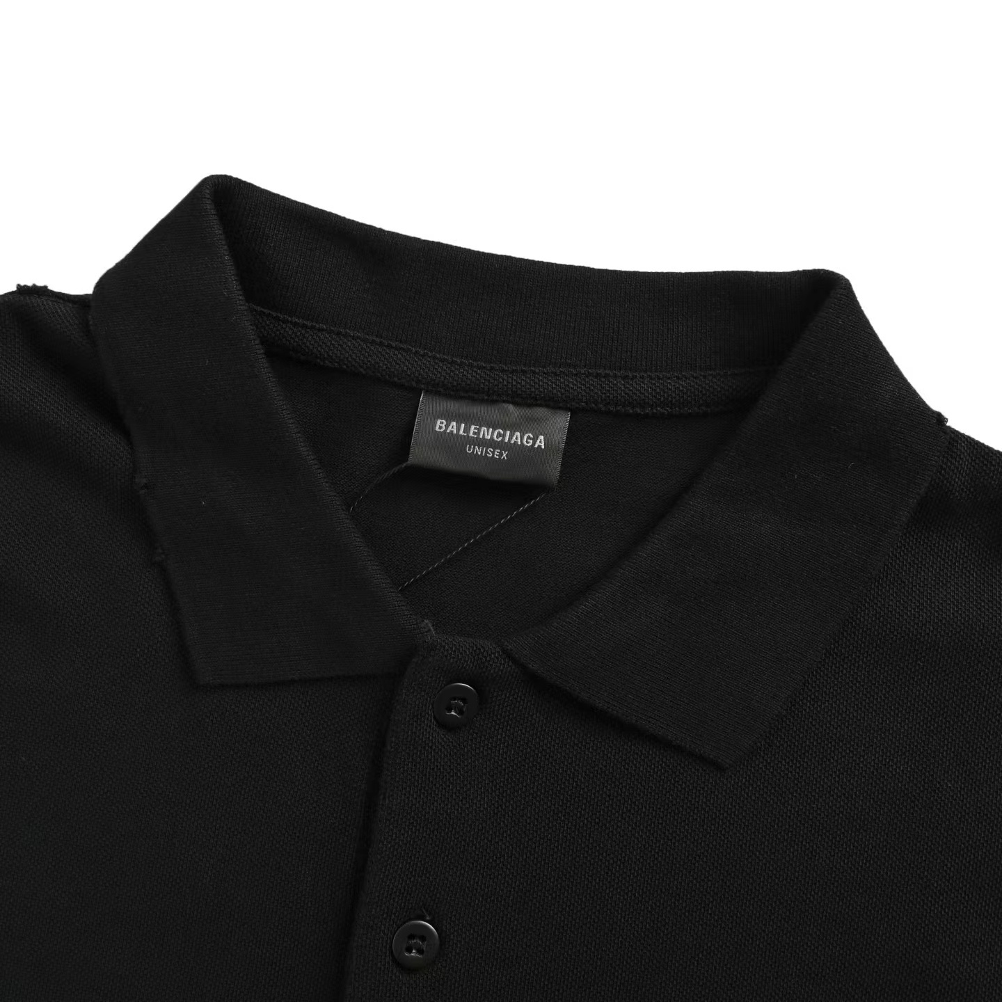 Balenciaga 25ss wheat ear red label embroidered Polo short sleeve