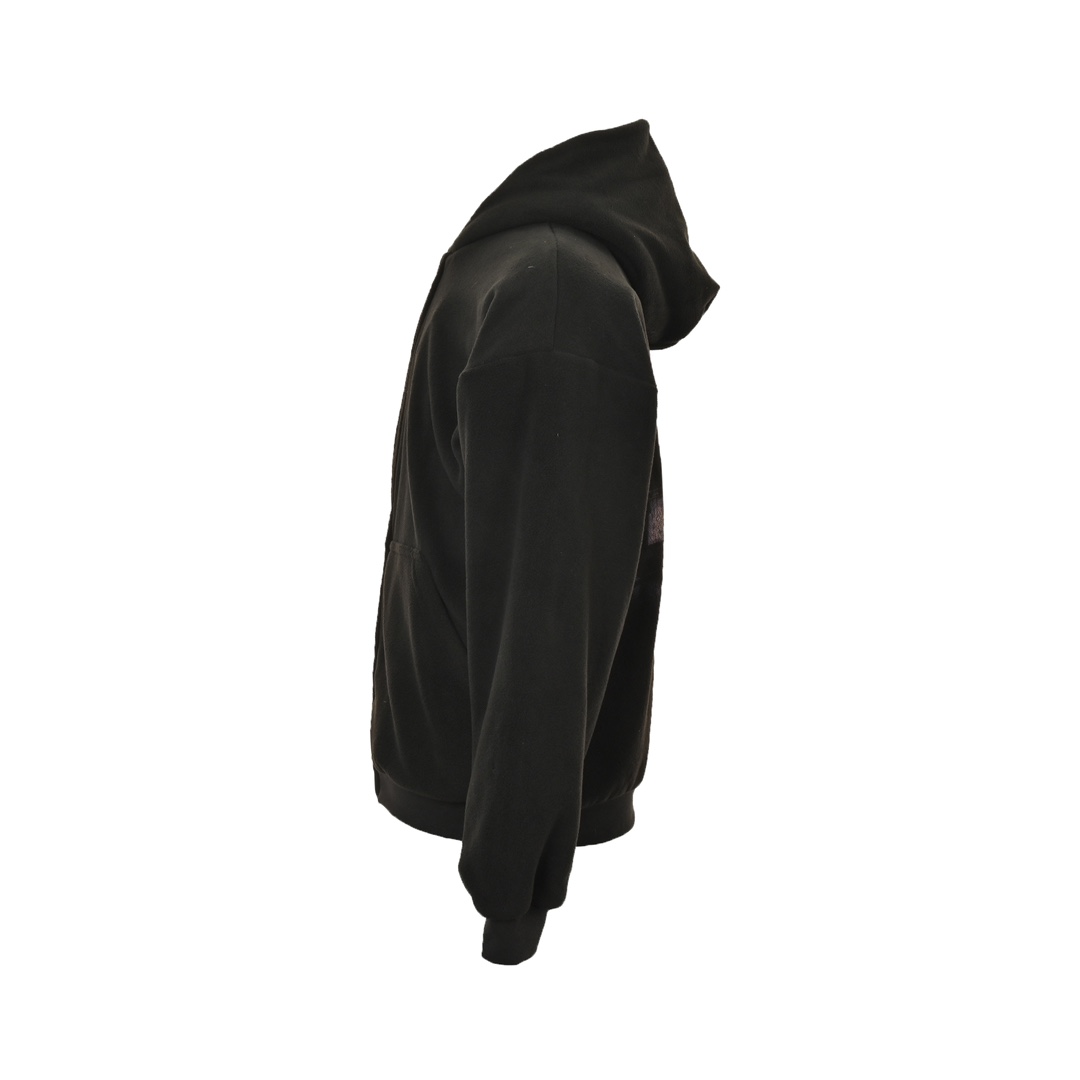 Balenciaga 24Fw Street View Teddy Sherpa Hooded Zipper Jacket