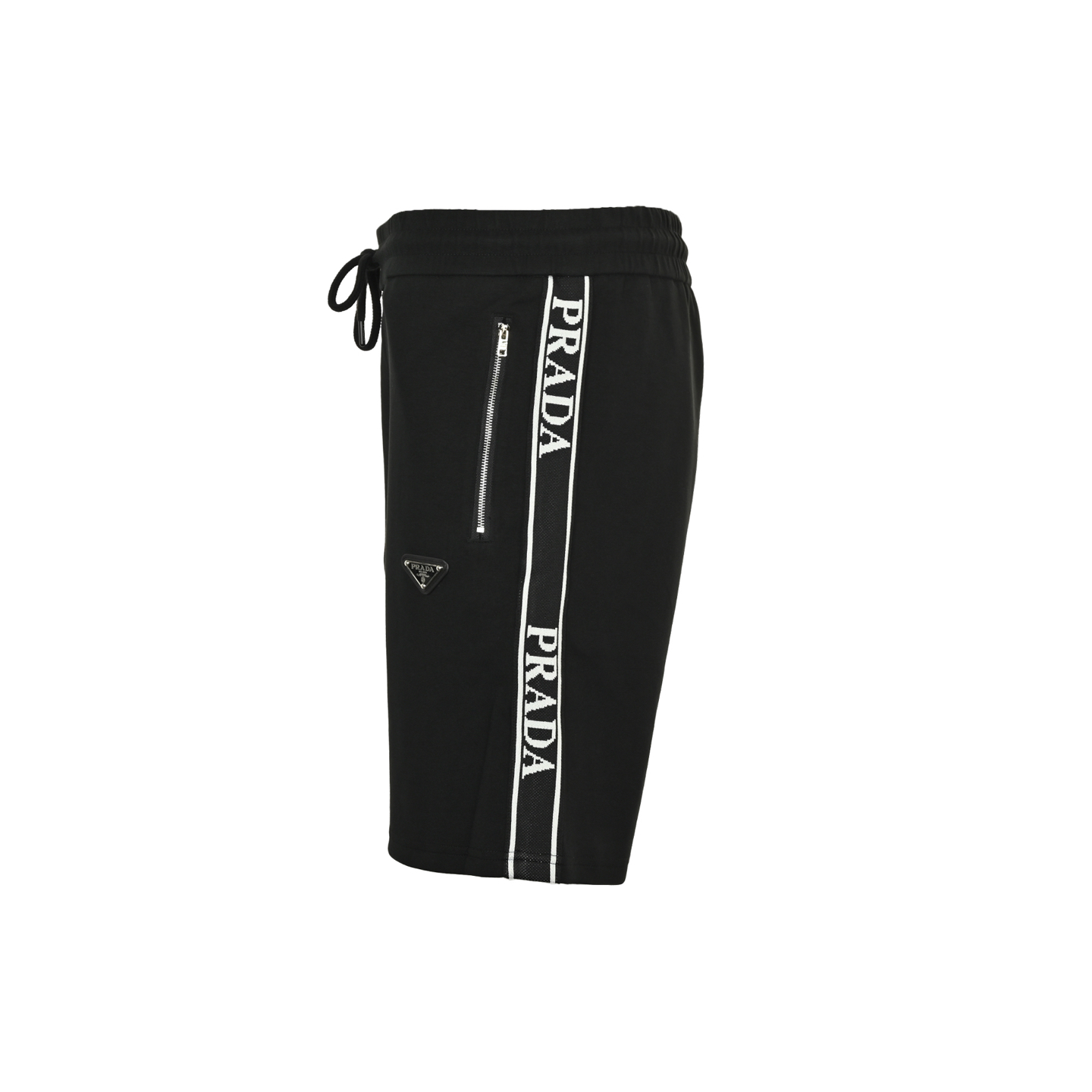 Prada 25ss logo webbing triangle shorts
