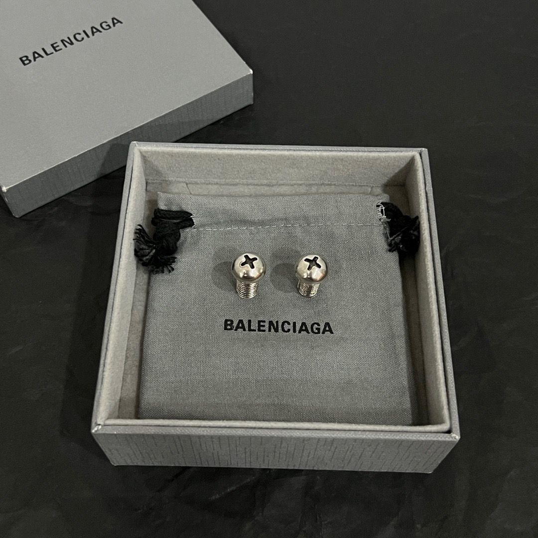 Balenciaga screw earrings
