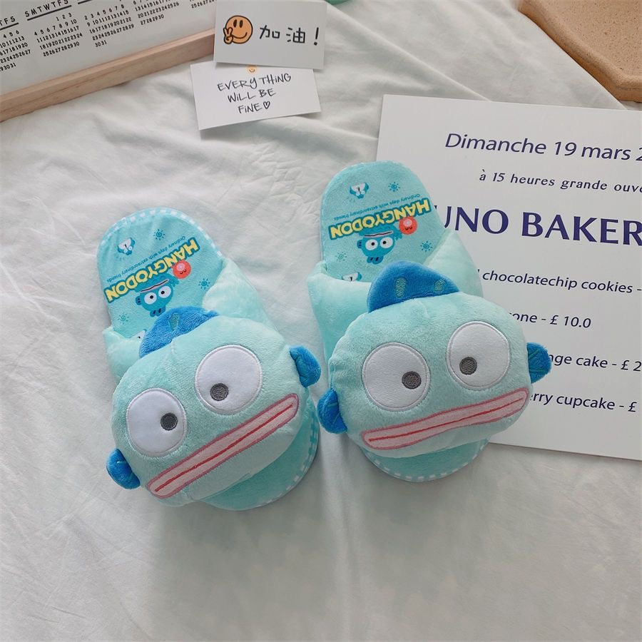 Sanrio Fluffy Slippers Women Kawaii Slippers for Women Fluffy Kawaii House Slippers Cute Slippers for Women