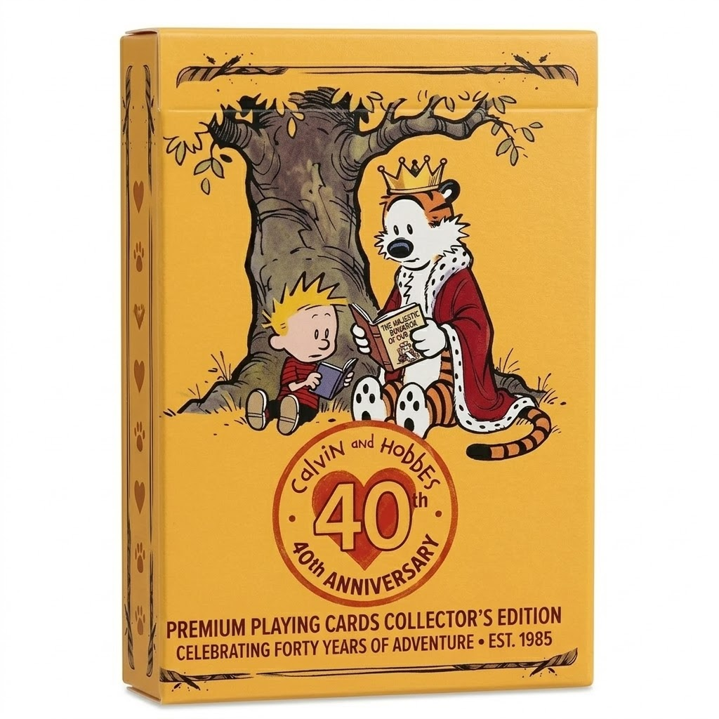Calvin and Hobbes 40th Anniversary Playing Cards