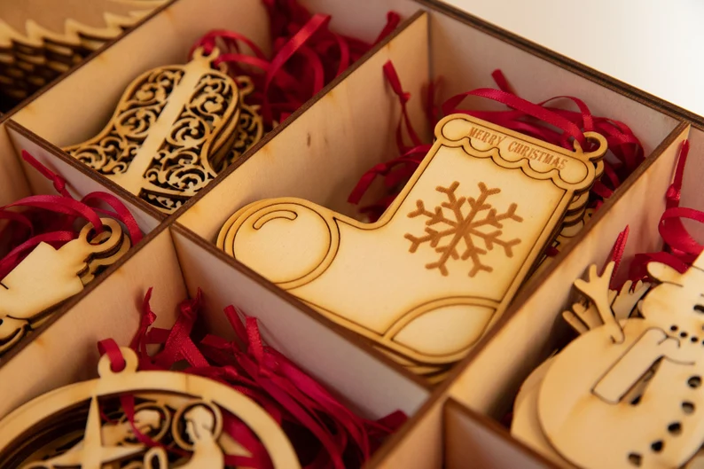 Wooden Christmas decorations