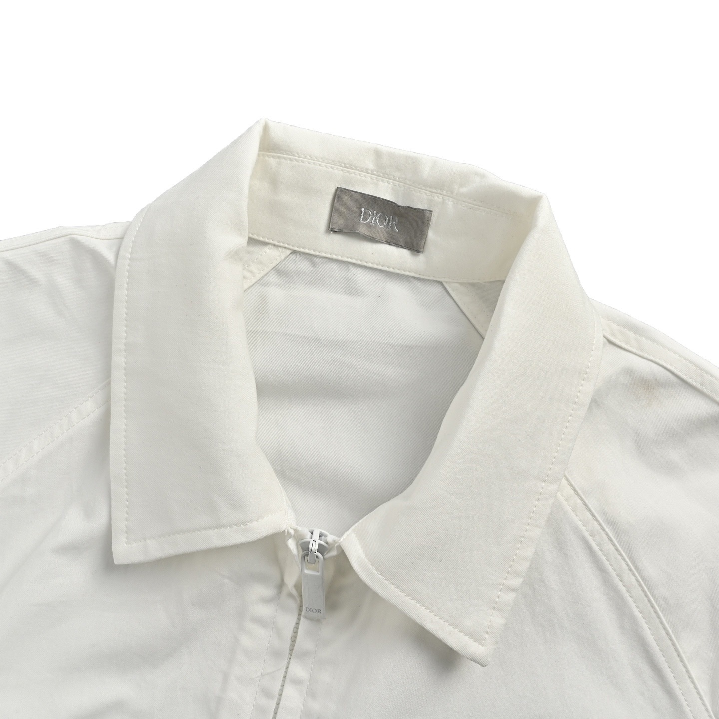 Dior 25ss pocket embroidered logo zip-up shirt jacket