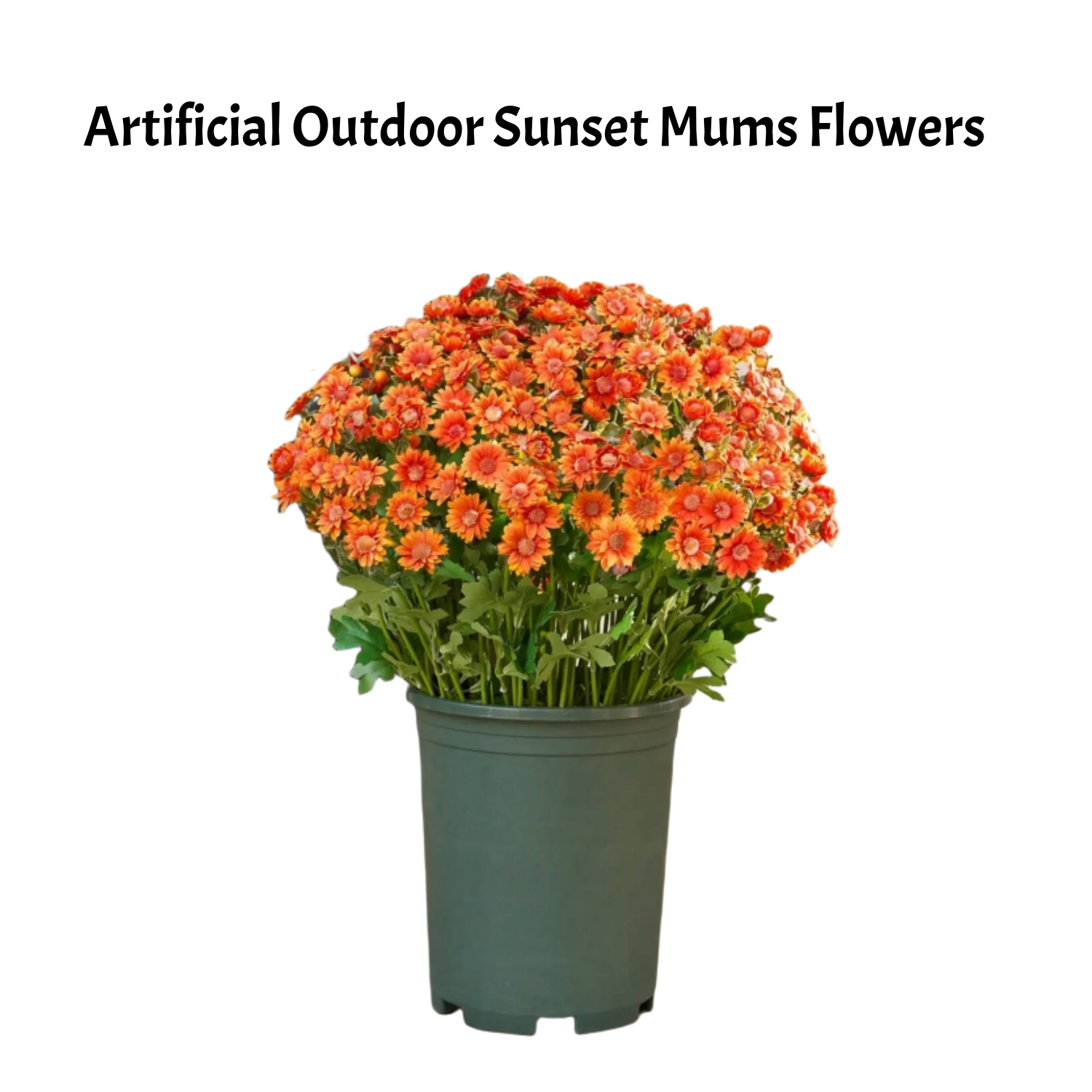 🏆Flash Sale⚡Artificial Outdoor Sunset Mums Flowers - UV resistant, Waterproof, Windproof