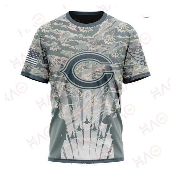 CHICAGO BEARS 3D HOODIE US AIR FORCE