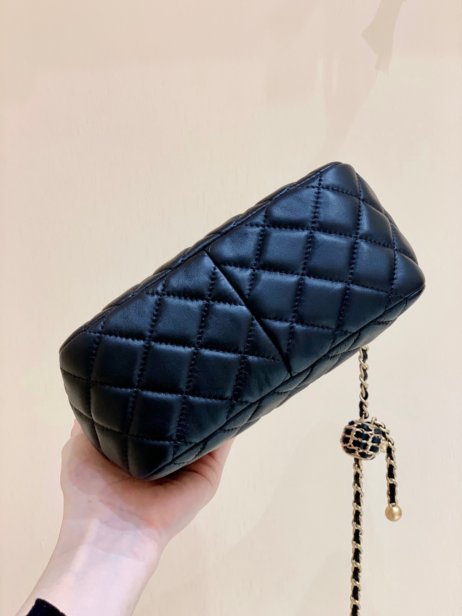 Chanel 2022cc Spring/Summer Collection Golden Ball Hobo Hippie Bag 3259