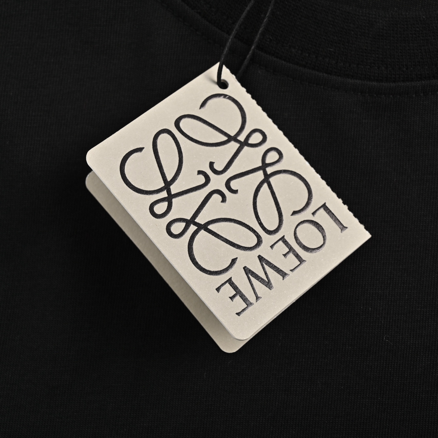 Loewe 25ss colorblock embroidered logo short sleeve