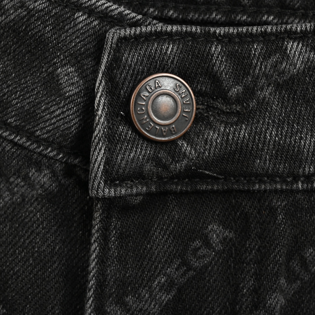 Balenciaga 24ss all over printed jeans