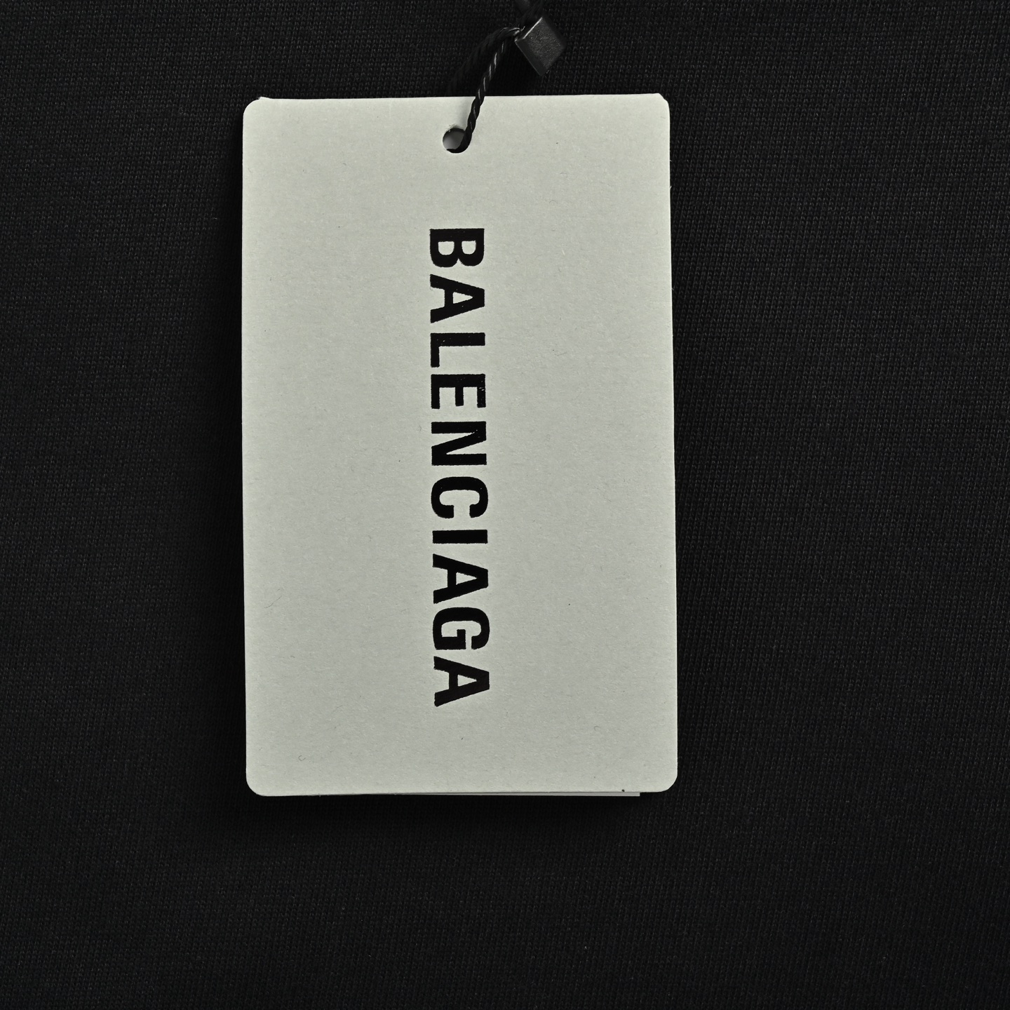 Balenciaga 25ss back thick rubber letter print destroyed short sleeves