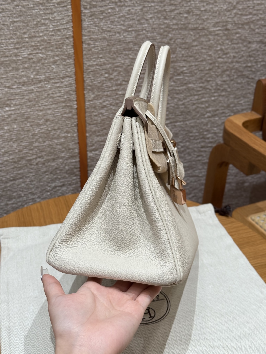 Hermès Birkin 10Craie Handbag (Handmade to Order)