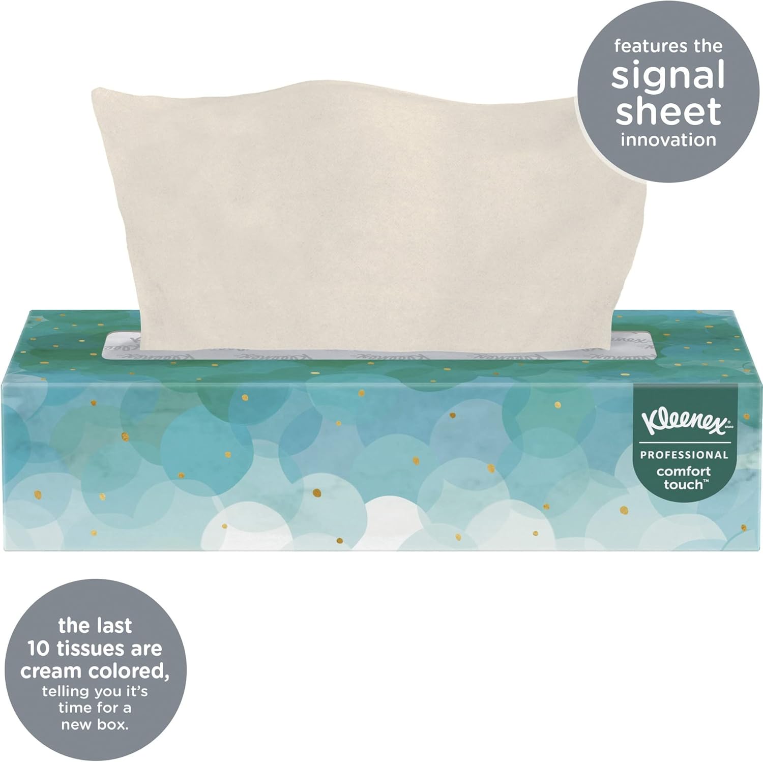 Kleenex® Professional Facial Tissues, Bulk (21271), 2-Ply, White, Upright Facial Tissue Cube Boxes for Business (90 Tissues/Box, 6 Bundles of 6 Boxes/Case, 36 Boxes/Case, 3,240 Tissues/Case)