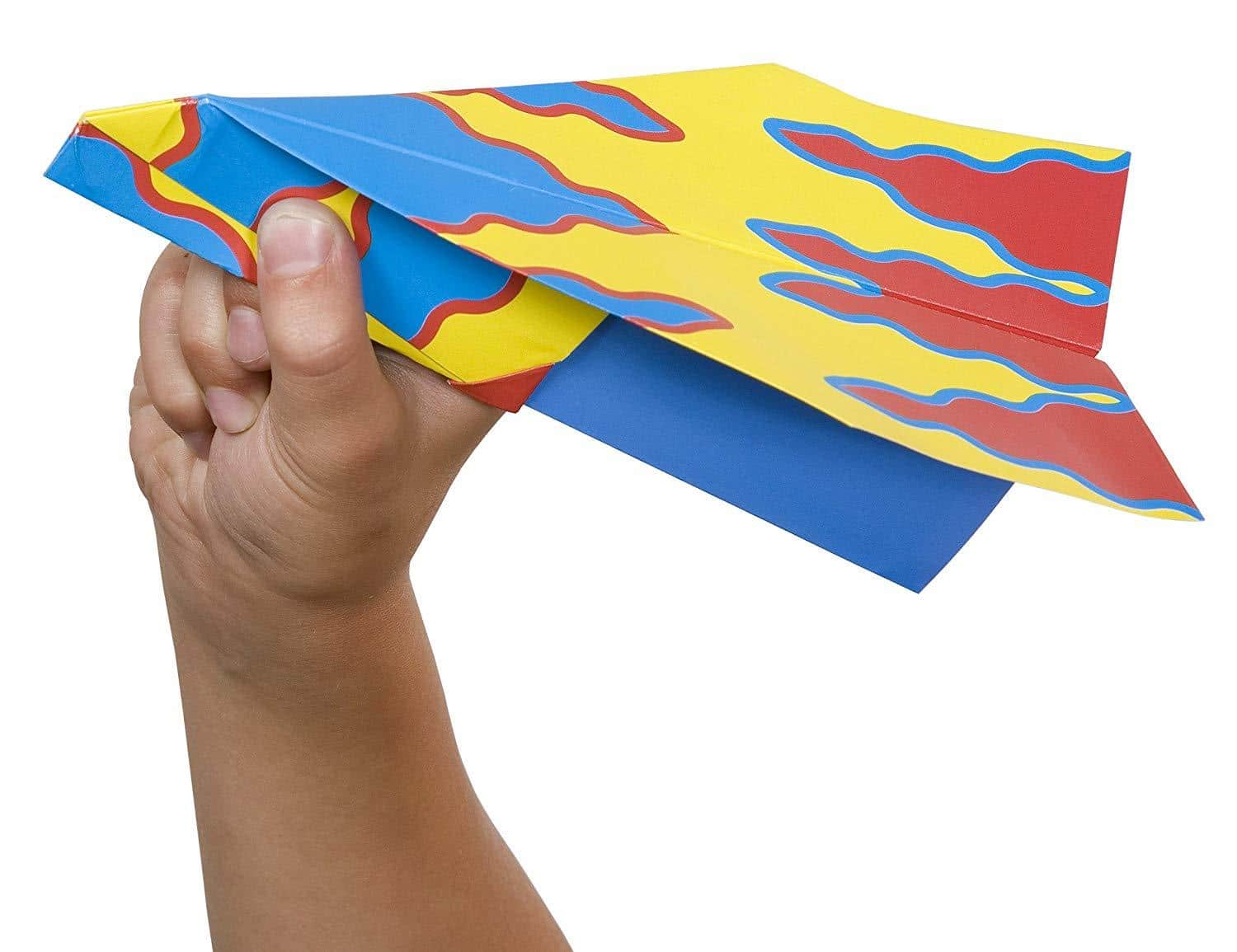 ALEX Fold N Fly Printed Paper Airplanes Kit, Makes 18 Planes, Ages 6+