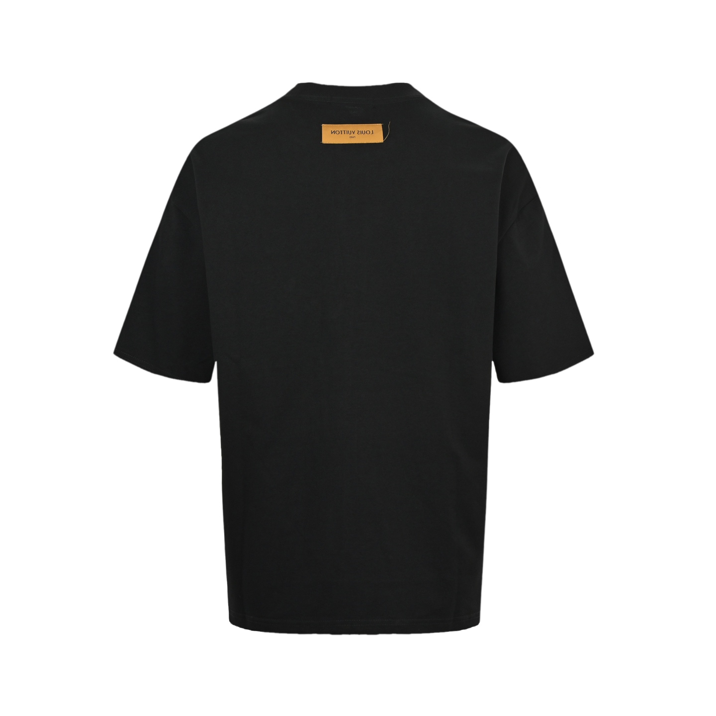 Louis Vuitton 25ss woven embroidered lettering logo short sleeve