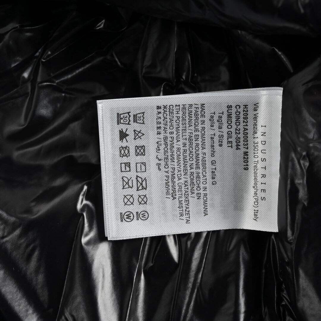 Moncler double-sided long zipper hooded down jacket