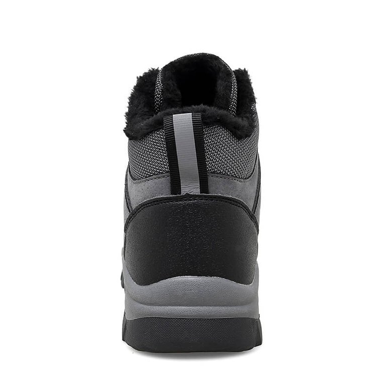 Men's High-Top Plush Outdoor Hiking Shoes