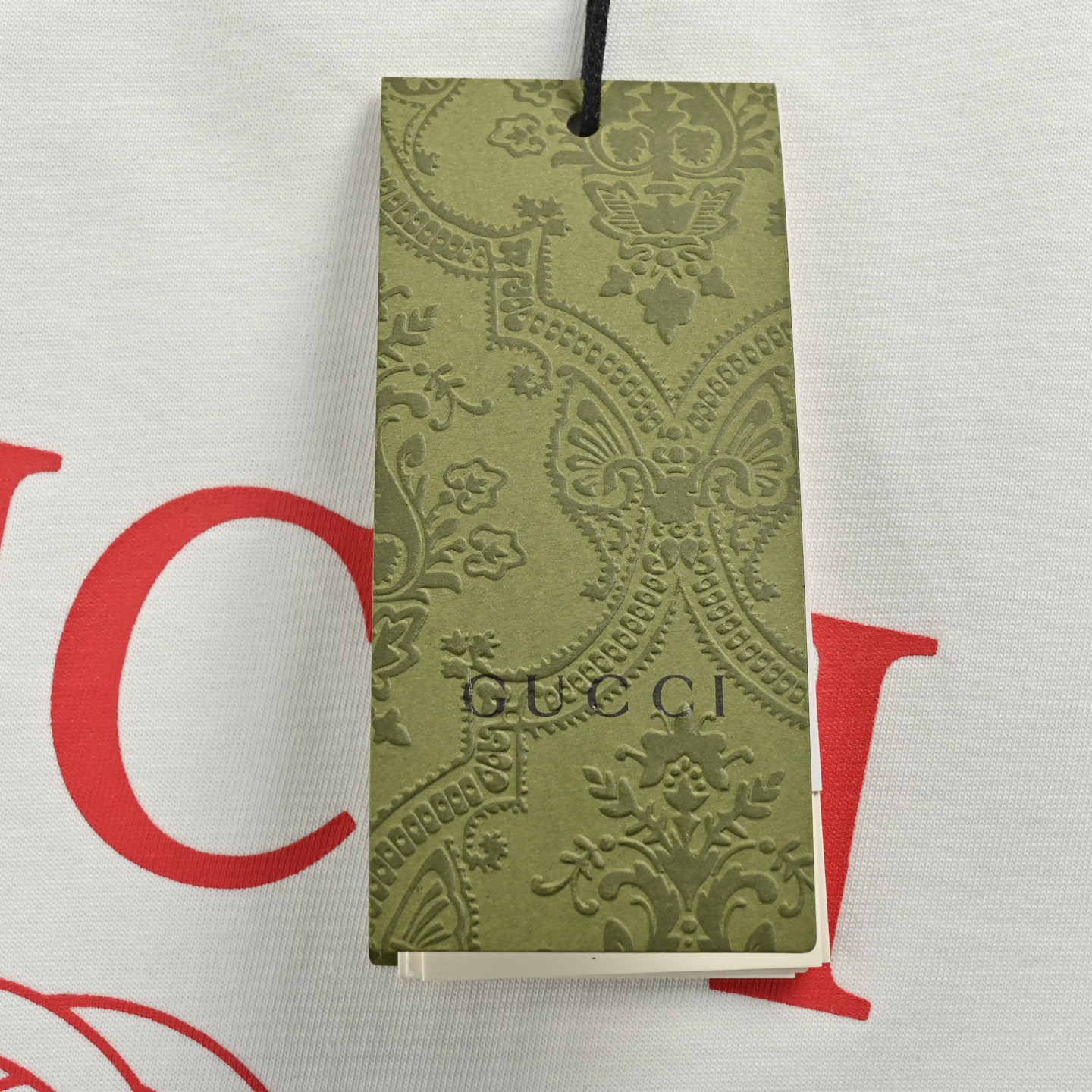 Gucci Double G interlocking belt letter print short sleeve