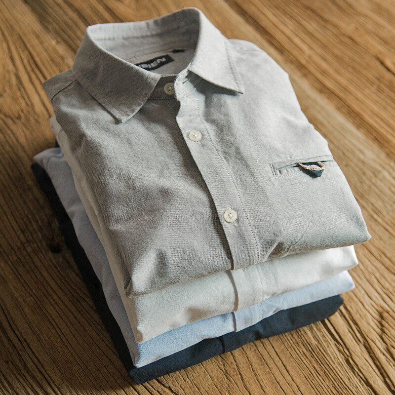 Men's Business Casual Button-up Shirt