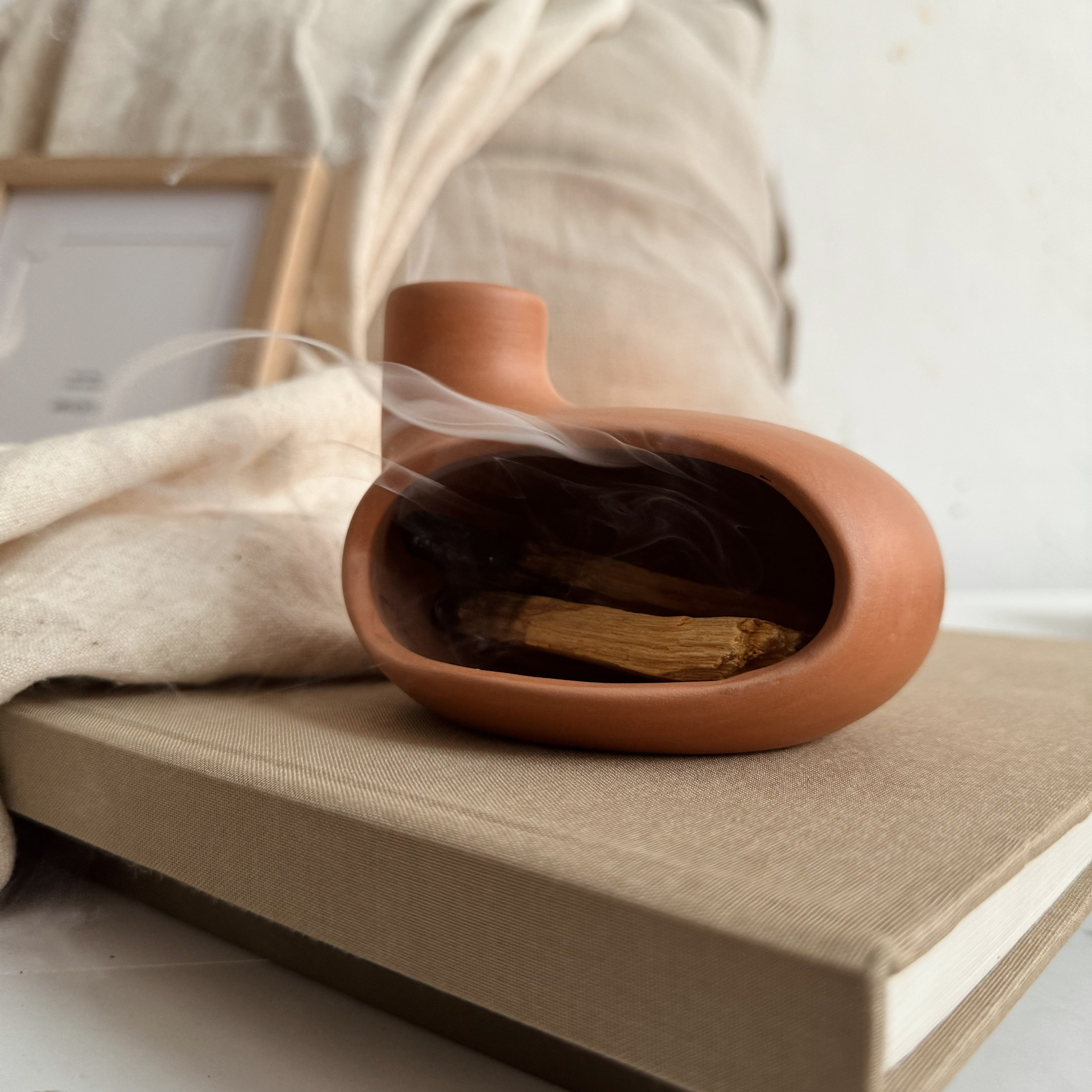 Anthracite Ceramic Incense Burner